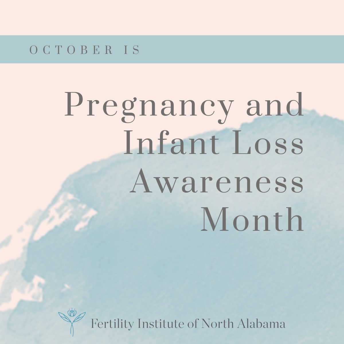 Pregnancy & Infant Loss Awareness Month