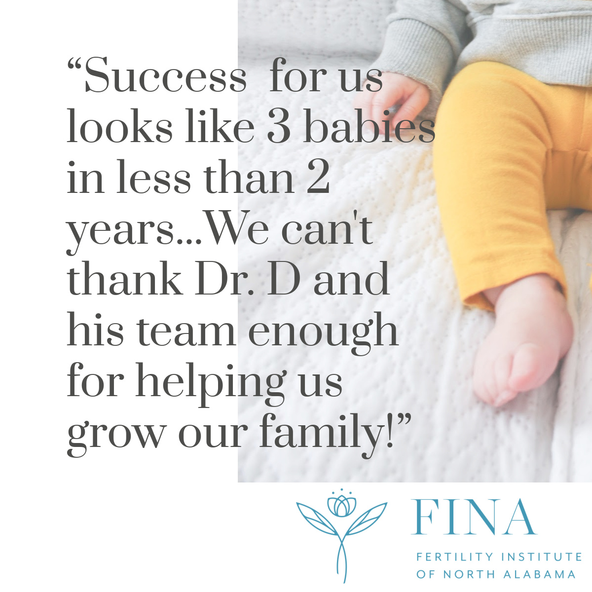 “Success for us looks like…”  #myFINAstory