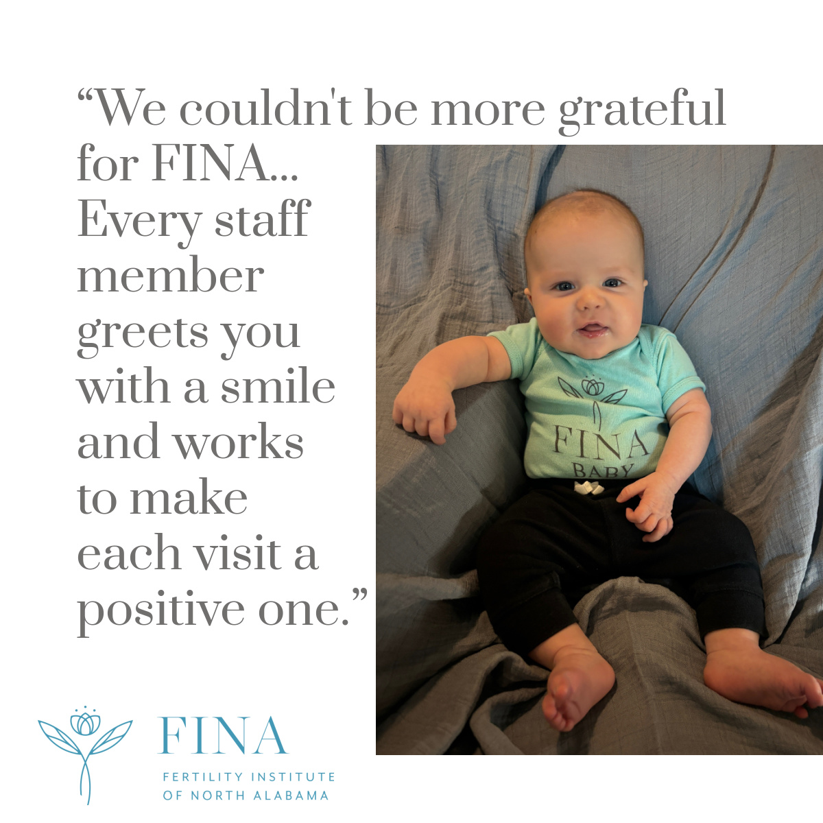 A sweet FINA baby and his family’s story…